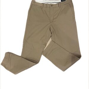 Men's Polo Tan Stretch slim fit Chino Sz 35/32